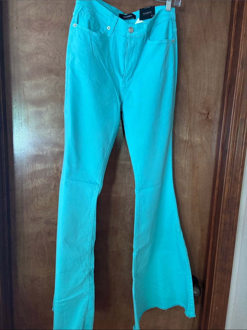 JC JQ Boot Cut Women's Jeans in Turquoise